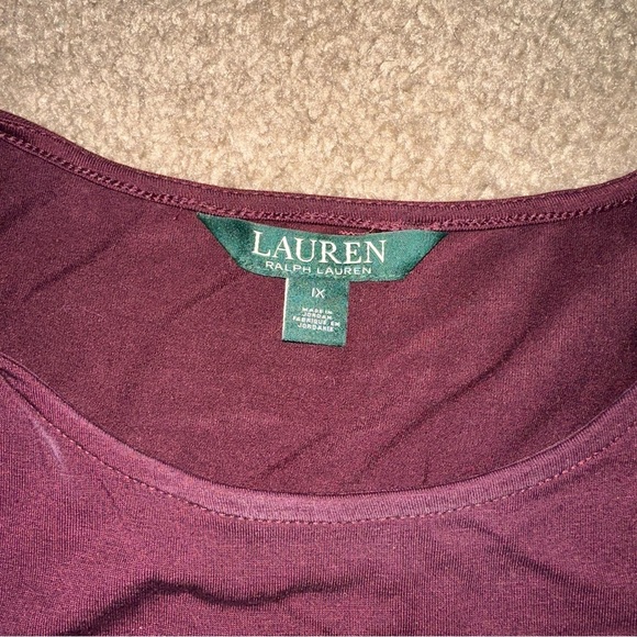 Ralph Lauren plus size top with lace shoulder details - Picture 3 of 3